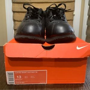 Slightly Worn Nike Size 13 Black Cortez ‘06